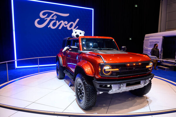 Toronto, ON, Canada - February 16, 2024: Ford is presented at the Metro Toronto Convention Centre