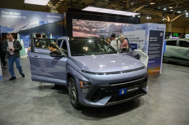 Toronto, ON, Kanada - 16 Şubat 2024: Hundai Metro Toronto Kongre Merkezi 'nde tanıtıldı