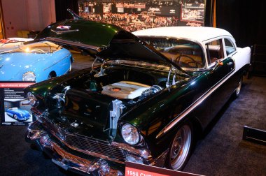 Toronto, ON, Kanada - 16 Şubat, 2024 Chevrollet Bel Air Metro Toronto Kongre Merkezi 'nde sunuluyor