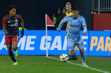 Toronto, ON, Kanada - 23 Mart 2024: Elio Nicolas de Araujo Firmino # 30 Atlanta United forveti