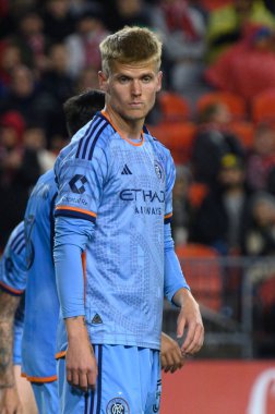 Toronto, ON, Kanada - 11 Mayıs 2024: Keaton Parks # 55 New York City FC oyuncusu Toronto FC (Kanada) ile New York City FC (ABD) arasında oynanan maçta