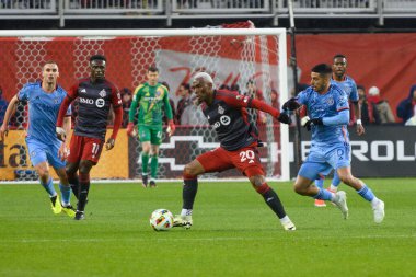 Toronto, ON, Kanada - 11 Mayıs 2024: Deybi Flores # 20 Toronto F 'nin orta saha oyuncusu