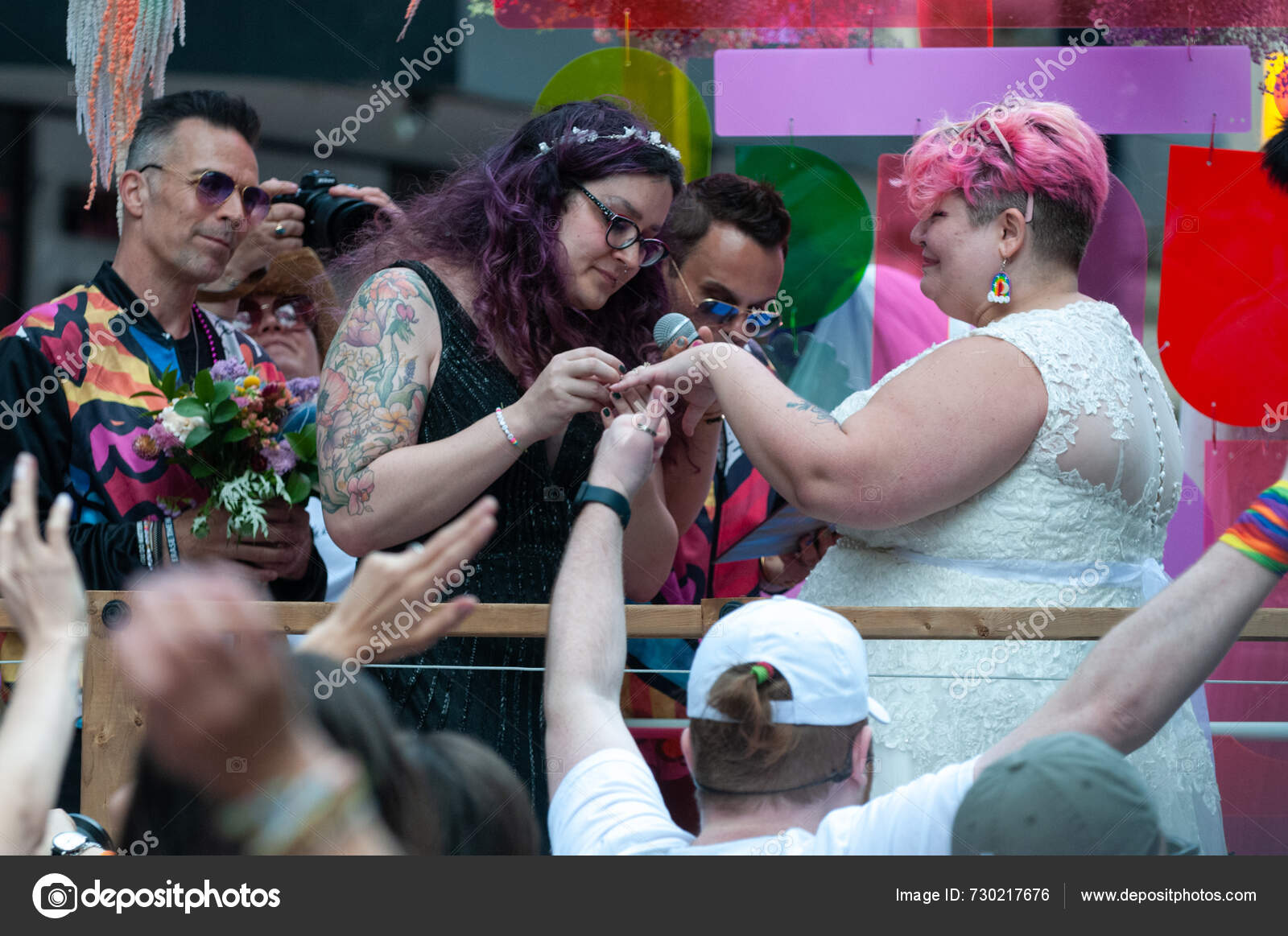 Toronto Canada June 2024 Wedding Process Pop Chapel 2024 Annual — Stock