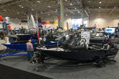 Toronto, ON, Kanada 18 Ocak 2025: 57. Toronto Uluslararası Boat Show Sergisi..