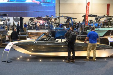 Toronto, ON, Kanada 18 Ocak 2025: 57. Toronto Uluslararası Boat Show Sergisi..