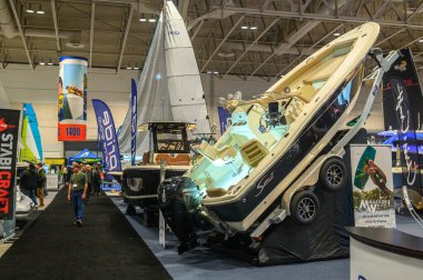 Toronto, ON, Kanada 18 Ocak 2025: 57. Toronto Uluslararası Boat Show Sergisi..