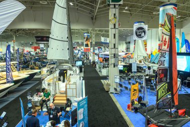 Toronto, ON, Kanada 18 Ocak 2025: 57. Toronto Uluslararası Boat Show Sergisi..