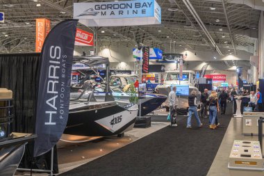 Toronto, ON, Kanada 18 Ocak 2025: 57. Toronto Uluslararası Boat Show Sergisi..