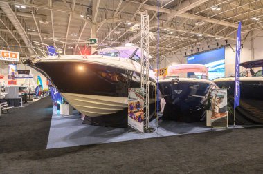 Toronto, ON, Kanada 18 Ocak 2025: 57. Toronto Uluslararası Boat Show Sergisi..