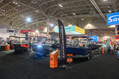 Toronto, ON, Kanada 18 Ocak 2025: 57. Toronto Uluslararası Boat Show Sergisi..