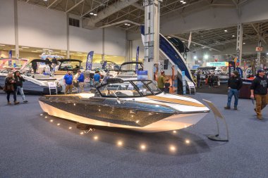 Toronto, ON, Kanada 18 Ocak 2025: 57. Toronto Uluslararası Boat Show Sergisi..