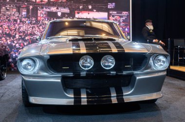 Toronto, ON, Kanada - 14 Şubat, 2025 Kanada Uluslararası Otomobil Fuarı sırasında Ford Mustang GT500 Auto Exotica bölümünde sunuldu.
