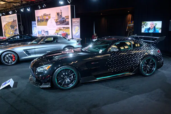 Toronto, ON, Kanada - 14 Şubat 2025: 2021 Mercedes-AMG GT Black Serisi 