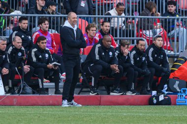 Toronto, ON, Kanada - 15 Mart 2025: Chicago Fire FC 'nin baş antrenörü Gregg Berhalter BMO Field' da Toronto FC-Chicago Fire FC maçında (Mağaza 1: 2 Fire FC kazandı)