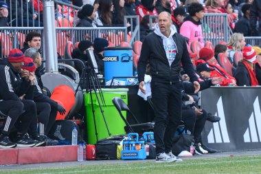 Toronto, ON, Kanada - 15 Mart 2025: Chicago Fire FC 'nin baş antrenörü Gregg Berhalter BMO Field' da Toronto FC-Chicago Fire FC maçında (Mağaza 1: 2 Fire FC kazandı)