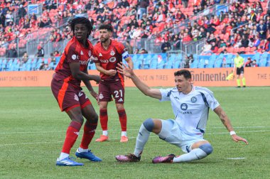 Toronto, ON, Kanada - 15 Mart 2025: Toronto FC - Chicago İtfaiye FC arasındaki MLS maçı sırasında BMO Field 'da (Mağaza 1: 2 Chicago İtfaiye FC kazandı)