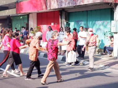 Endonezya 'daki tapınak binaları.