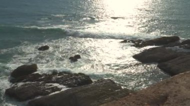 Gün batımında güzel deniz manzarası