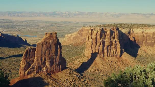 Красивый Пейзаж Долины — стоковое видео