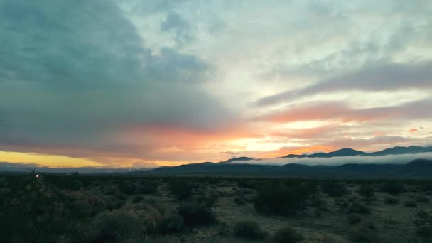 Захід Сонця Горах — стокове відео