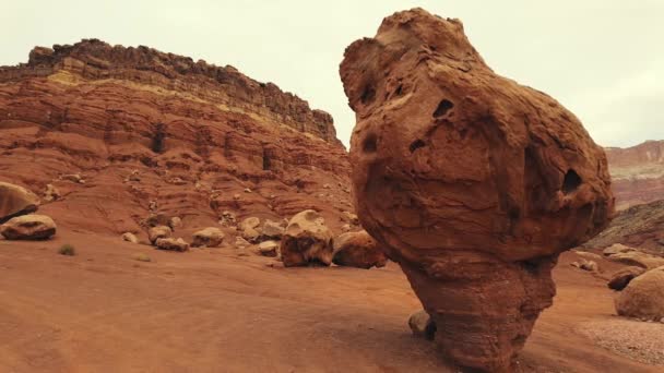 Bellissimo Paesaggio Della Valle Del Deserto Dei Negev Nello Stato — Video Stock