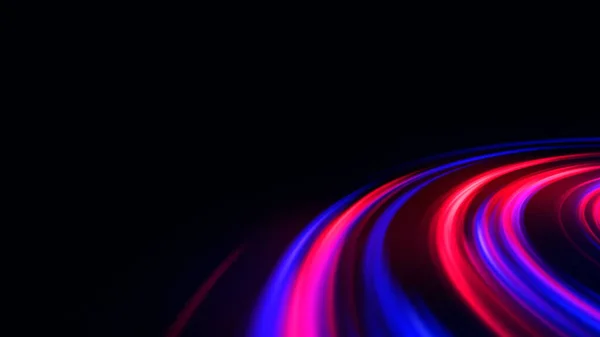 Ілюстрація Абстрактного Неонового Фону Червоними Синіми Лініями Сяйва Фантастичні Шпалери — стокове фото