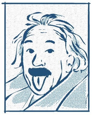 Çizgi filmdeki bıyıklı adamın vektör çizimi