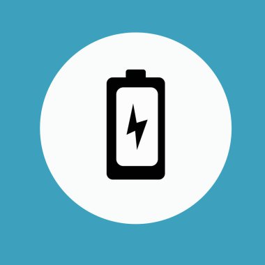 Minimalist Düz Devre Güç Bankası Pil Telefon Şarjı - vektör illüstrasyonu