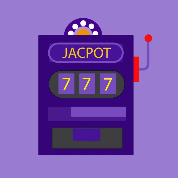 Máquina Jogo Slot Casino —  Vetores de Stock