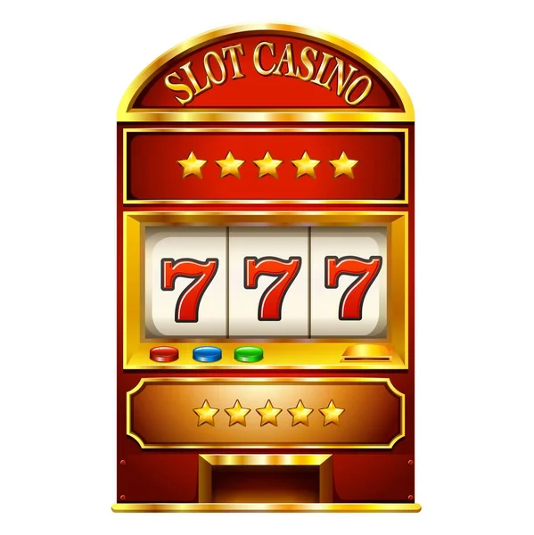 Slot Mashine Casino Illustrazione Vettoriale — Vettoriale Stock