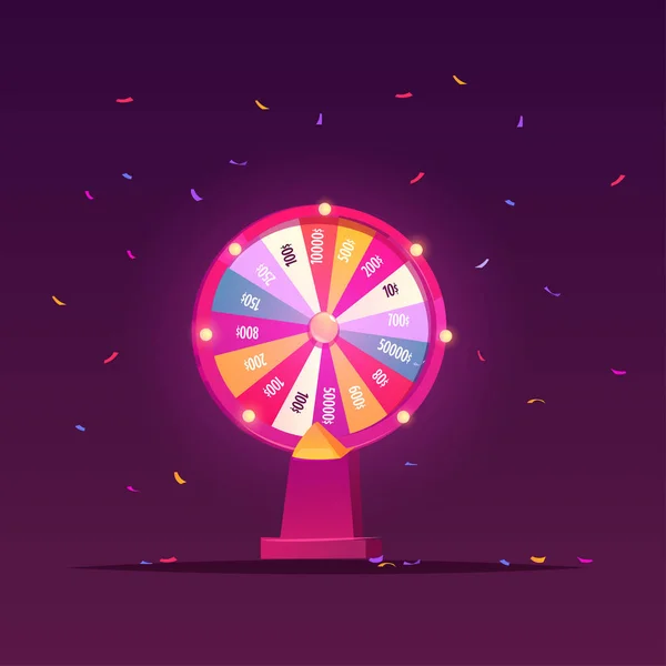 Wheel Fortune Vector Illustration — Stock Vector
