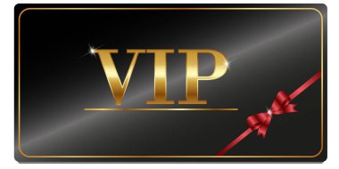 Premium VIP card with gold elements and crown