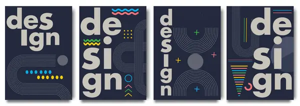 Soyut iş yaratıcılığı arka plan vektörü seti. Minimalist stil kaplama şablonu canlı perspektifli 3d geometrik prizma koleksiyonu şekillendirir. Sosyal medya, poster, kapak, afiş için ideal tasarım,