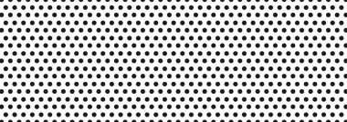 Nokta çizgili siyah beyaz desen. Tekstil, Duvar Kağıdı, Ambalaj Kağıdı ve Grafik Tasarımı İçin Beyaz Arkaplanda Küçük Siyah Noktaların Vektör ResmiComment