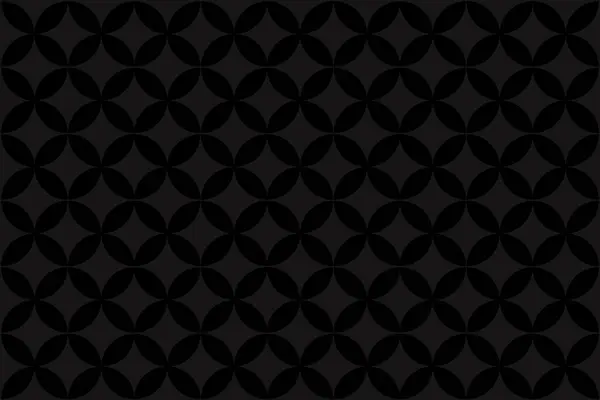 Koyu arkaplanda dairesel şekilli geometrik desen. Geometrik dekorasyon. Modern moda soyut desen