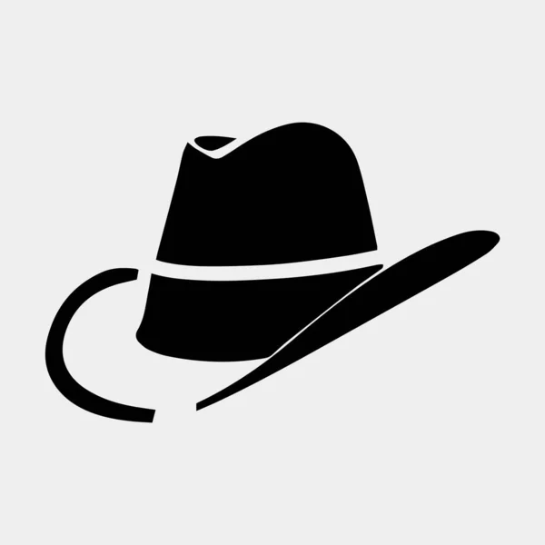 Cowboy Cappello Vettore Illustrazione Isolato — Vettoriale Stock