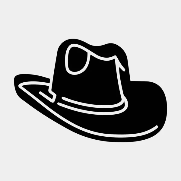 Cowboy Hatt Vektor Illustration Isolerad — Stock vektor