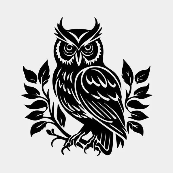 Owl Bird Vector Illustration — Stock Vector