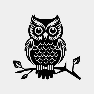 kraliyet baykuşu logo vektörü