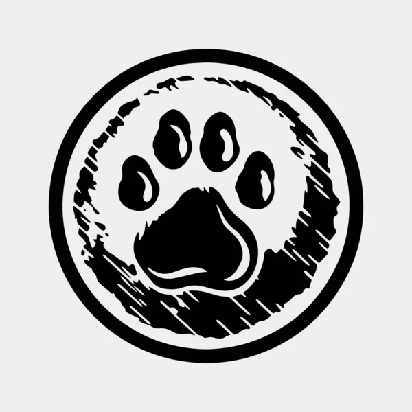 Hund Symbol Vektor Illustration Design — Stockvektor