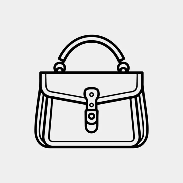 Handtaschensymbol Vektorillustration — Stockvektor