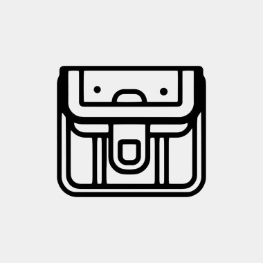 torpido vektörü ince çizgi simgesi