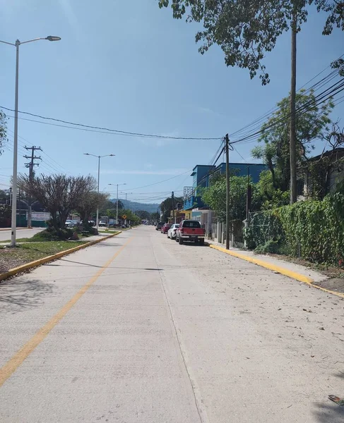 Straßenansicht Teapa Stadt Tabasco — Stockfoto