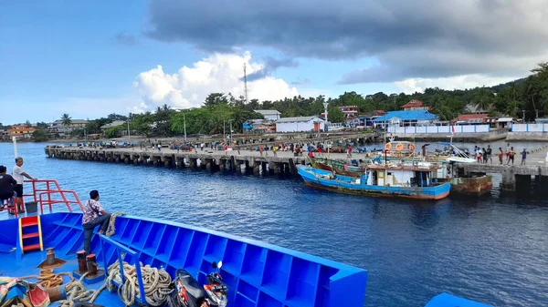 Puerto Lirung Talaud Sulawesi Del Norte —  Fotos de Stock