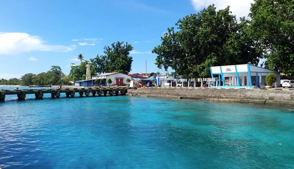 Melonguane Harbor Talaud Norra Sulawesi — Stockfoto