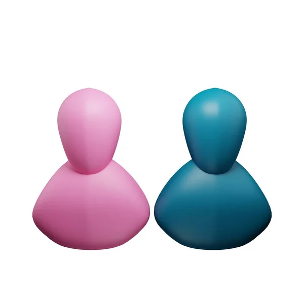 3d Aile Simgesi İş Biçiminde Ayarlandı.