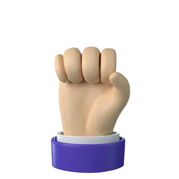 Fist Bump Icon Oder Emoji Business Stil — Stockfoto