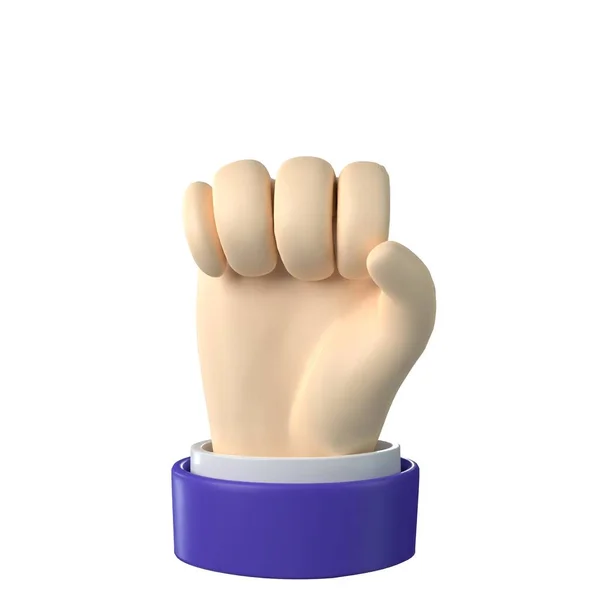 Fist Bump Icon Oder Emoji Business Stil — Stockfoto
