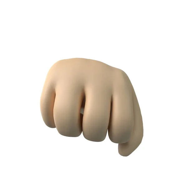 Fist Bump Icon Emoji Business Style — стокове фото