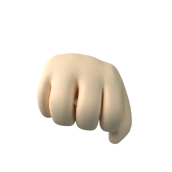 Fist Bump Icon Emoji Business Style — Stock Photo, Image